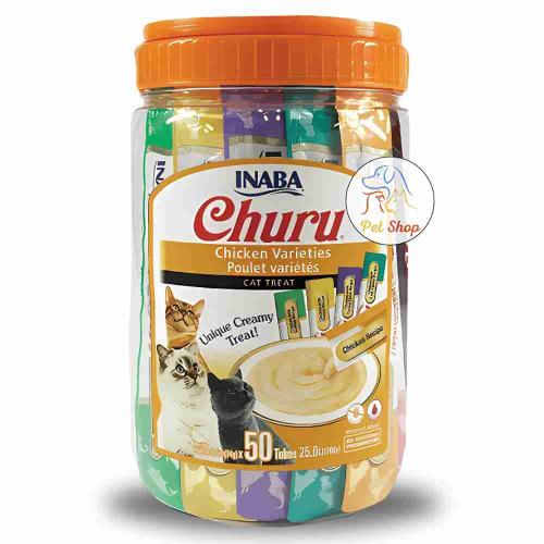 اكل قطط اينابا تشورو هريسة الدجاج اظرف عبوة 14gx50