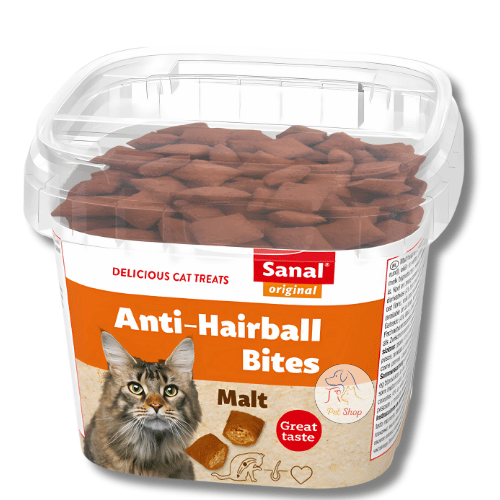 سنال مكافات اقراص يعالج كرات شعر القطط نكهة الشعير...