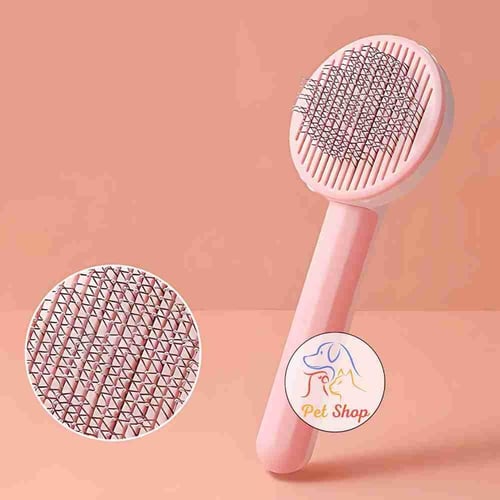 مشط شعر للقطط والكلاب شكل دائري ضغاط قابل لازالة ا...