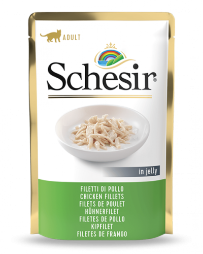 شيزر فيليه دجاج في جيلي طعام رطب للقطط البالغة ، 8...