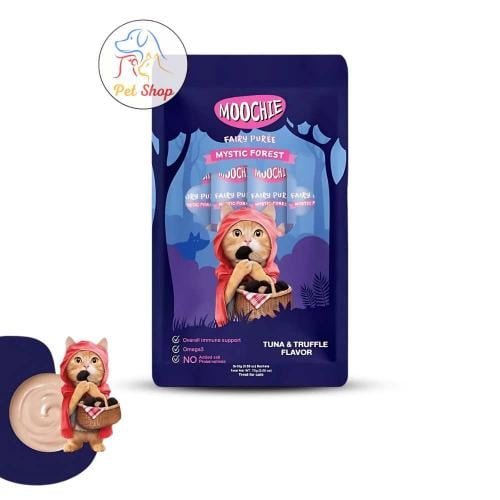 مكافاة موتشي بنكهة التونة و الكمأة للقطط 5*15غ