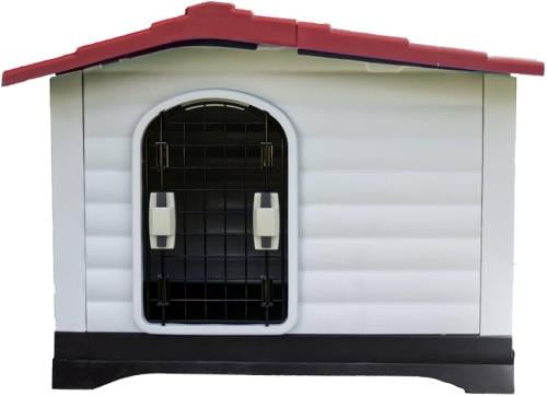 بيت قطط وكلاب بلاستيك مقوى للحيوانات الاليفة المقا...