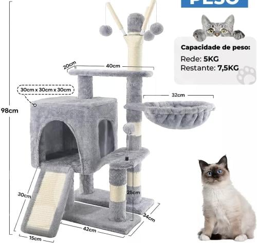 خداشة قطط لون رصاصي