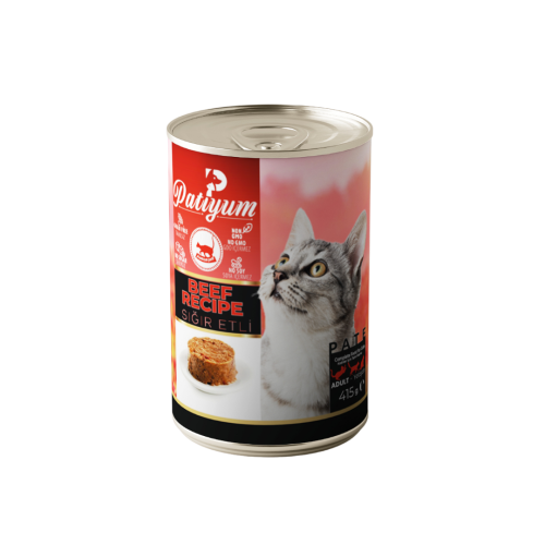 باتي يم | طعام باتيه رطب للقطط البالغة بلحم البقر