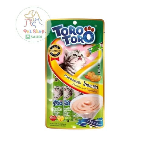 Toru creamy reward for cats with chicken and veget...