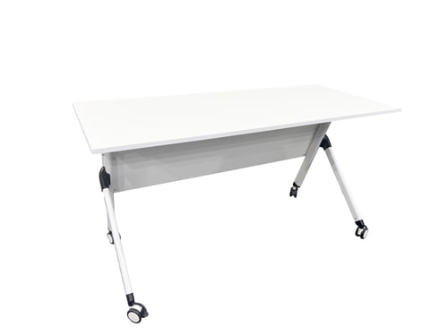 مكتب قابل للطي الجزئي بساتر خشبي