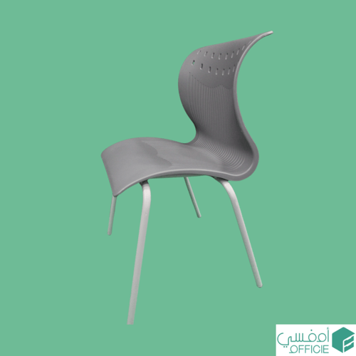 كرسي ضيافة - رمادي