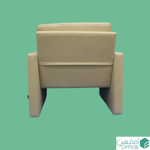 كنبة جلدية سكري مقعد واحد