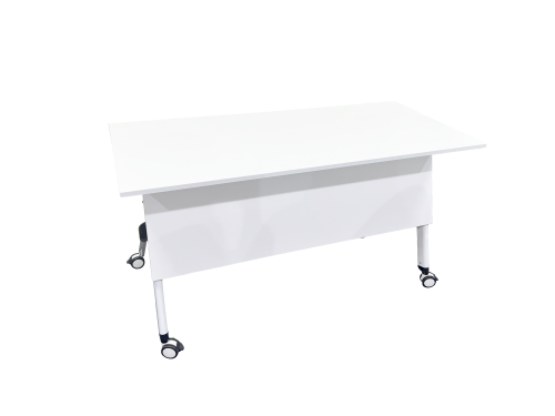 مكتب قابل للطي الجزئي بساتر خشبي