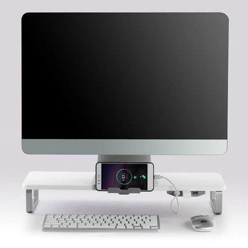 حامل للشاشة مع منفذ يو أس بي