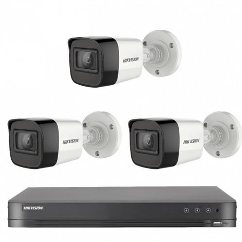 عدد 3 كاميرات 5 ميجـا - خارجية مع جهاز تسجيل 4 قنو...