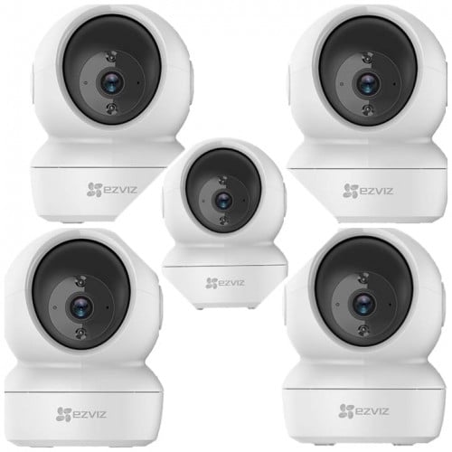 تركيب 5 كاميرا مراقبة واي فاي Ezviz h6c + ذاكره 32...
