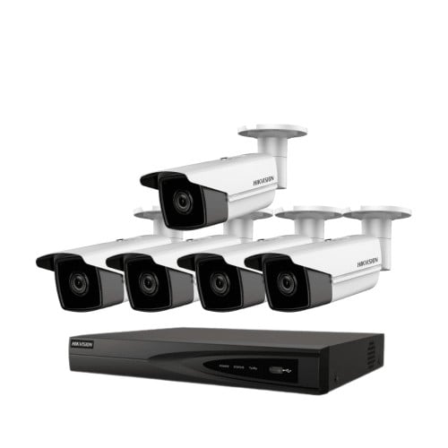 تركيب باقة 5 كاميرا 8 ميجا ip