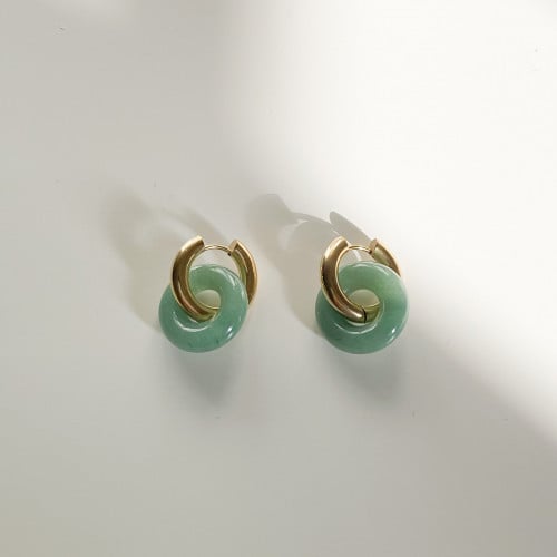 Mint earring