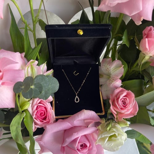 سلسال ذهب بتنسيق قلب | هدايا جدة