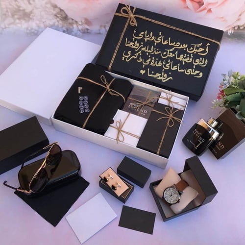طقم هديه رجاليه ماركه القمة