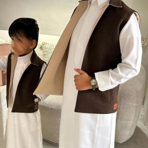 سديري أطفال شتوي دبل فيس جوخ 2026