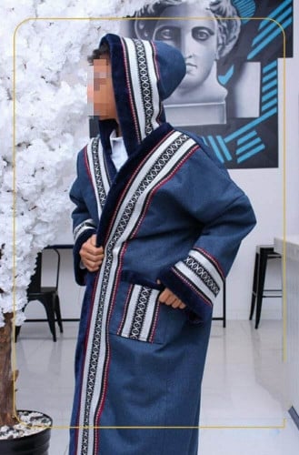 فروة رجالي مع قبعة هودي باطراف سدو (رجالي & نسائي)