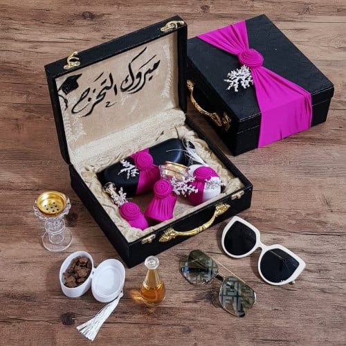 هديه تخرج نسائي بكس مرتب