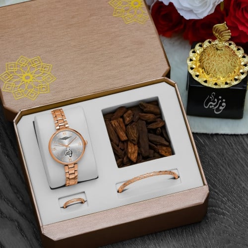 ساعات نسائية بالاسم مع مبخرة بالاسم