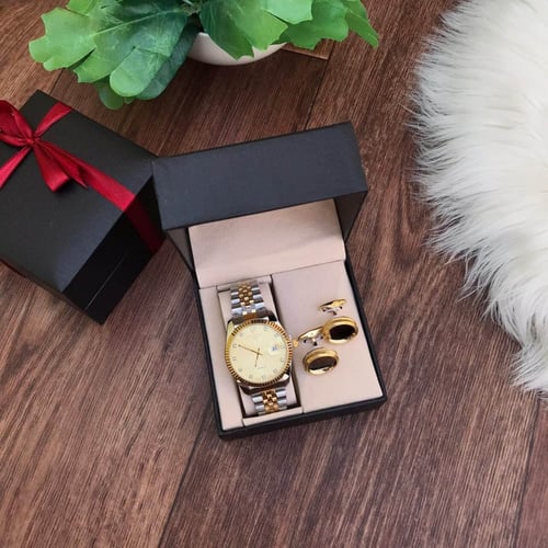 طقم ساعة مع كبك