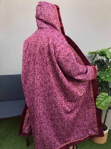 فروة نسائية بالاسم - تطريز مخصص - جودة عالية ودفء...