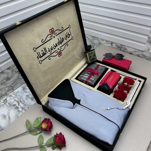 طقم الشتاء الرجالي المتكامل بتفاصيل ملكية