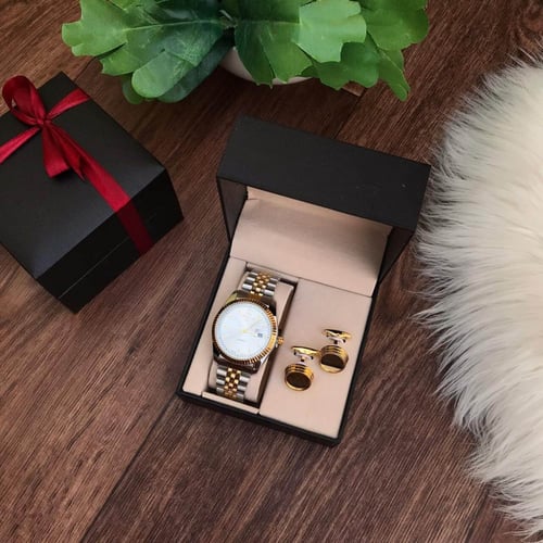 طقم ساعة مع كبك