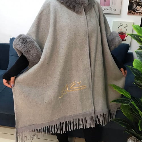 شالات الفرو الشتوي