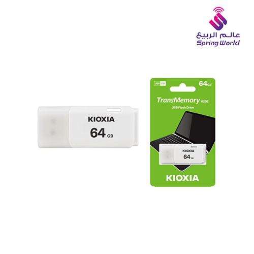 محرك فلاش ترانس ميموري 64GB أبيض