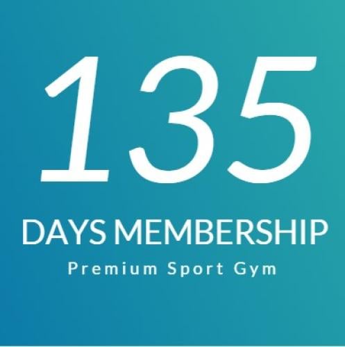 Membership for four months and a half month (135)...