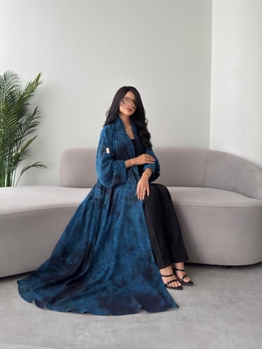 رقم العبايه 907 / القماش شيفون ناعم مع بطانه مع طر...