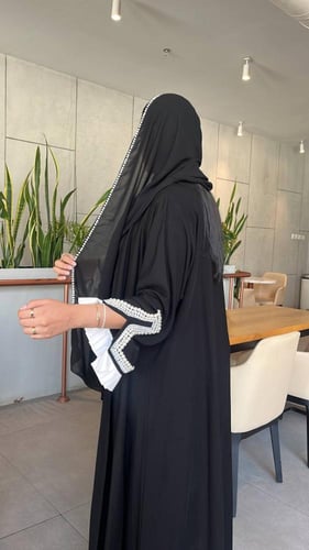 رقم العبايه 541 /القماش كريب ملكي / القصه ستريت عا...