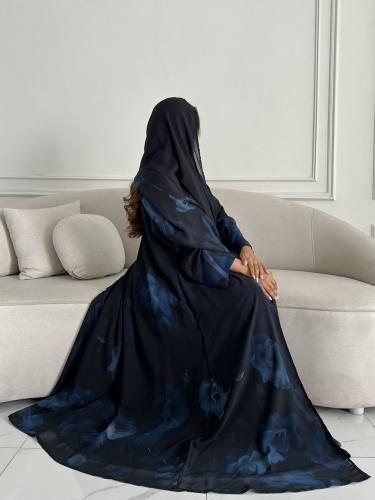 رقم العبايه 824 / القماش شيفون ناعم مع بطانه مع طر...