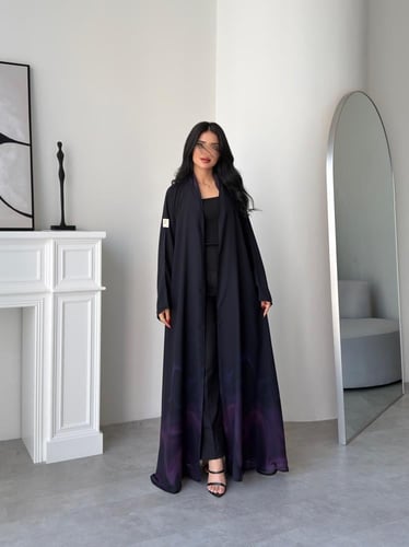 رقم العبايه 931 / القماش شيفون ناعم مع بطانه مع طر...