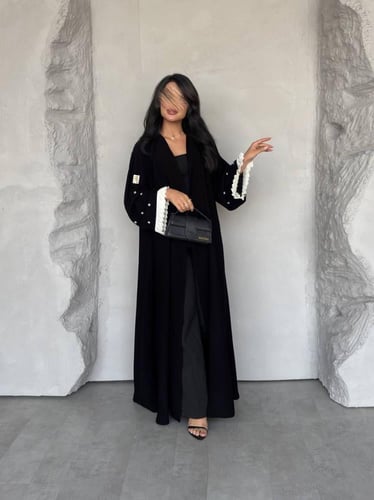 عبايه رقم 864 / القماش كريب ملكي / القصه نص كلوش /...