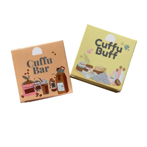 صابون Cuffu Bar مقشر القهوة + صابون Cuffu buff الر...