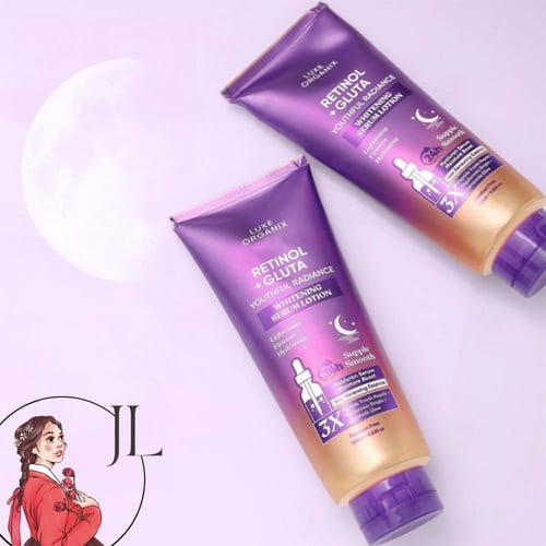 ريتينول + جلوتا لوشن سيروم التبييض 350 مل من لوكس...