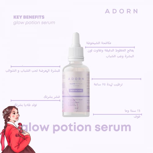 سيروم لحل مشاكل البشرة من أدورن - 30 مل