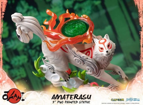 F4F Okami Amaterasu 9 inch PVC Painted Statue