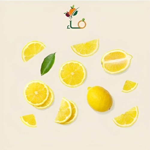 ليمون اصفر مقطع