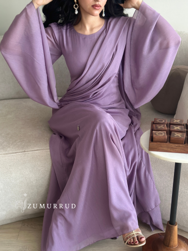 Z012- فستان الخزامى