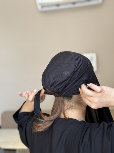 طرحة القبعة