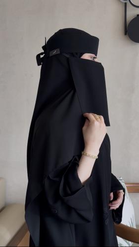 نقاب وسط (مطاط مائل)
