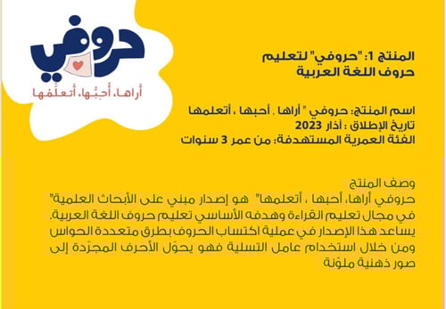 بطاقات الحروف العربية البصرية