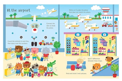 كتاب أنشطة وقلم سبورة