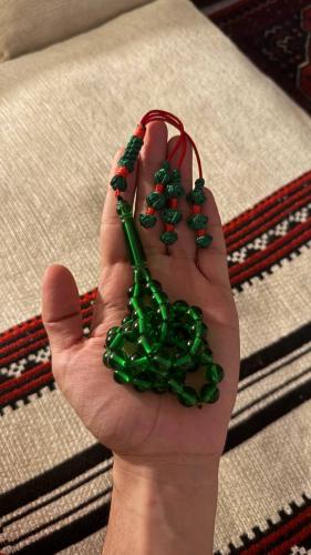 بكلايت اخضر شفاف شكه