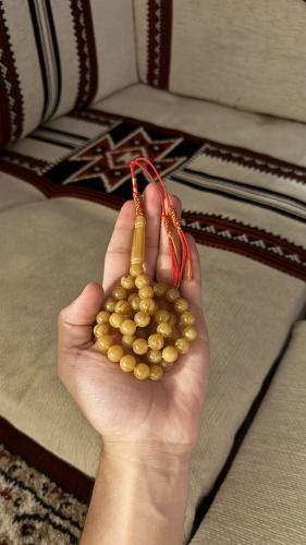 سبحه شكه اصفر مموج