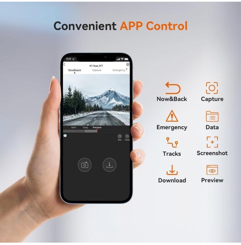 داش كام DDPAI امامي وخلفي بدقة 1296p