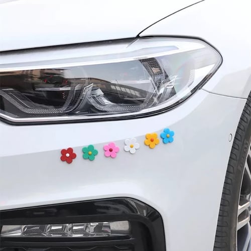 حامي باب السيارة بشكل ورد ملون